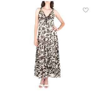 SECRET MISSION NEW Super Natural  Floral Maxi Dress. A1
